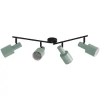 LINDBY Plafondlamp , Ovelia, dimbare, Groen, Woonkamer, Metaal, Modern
