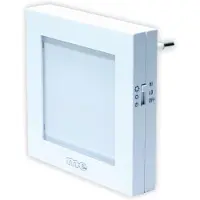 M-E Modern-Electronics 4250109110445 Nachtlamp Vierkant LED Barnsteen Wit