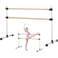 Vevor Ballet Barre Dans Barre Vrijstaande Dubbele Barre