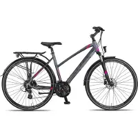 Altec Damesfiets Legarda 28 Inch 49 cm Dames 24V Hydraulische schijfrem Antraciet