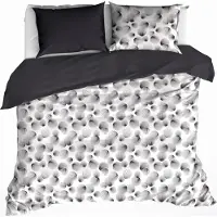 De Witte Lietaer Dekbedovertrek Aileen Dark Sapphire Percal-240 x 200 / 220 cm | Lits-Jumeaux