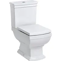 Kerra Kleopatra duoblok toilet 41x65cm wit