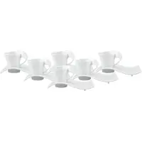 Villeroy & Boch Espressotassen mit Unterteller NewWave Caffè 80 ml Set van 6