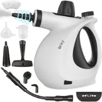 Brixy Stoomreiniger - Handstoomreiniger - Vlekkenreiniger - Vloer, Badkamer, Keuken - Tapijtreiniger - 1050w