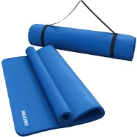 Gorilla Sports Yogamat Deluxe 190 x 60 x 1,5 cm Royal Blue