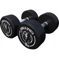 Gorilla Sports Dumbell set 20 kg - 2 x 10 kg