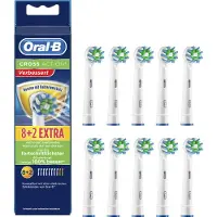 Oral-B Opzetborstels CrossAction - 8 + 2 stuks