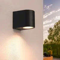 LEDVION - LED Wandlamp Vesta - 3W - 2700k - Dimbaar - Zwart - GU10 - IP54