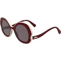 Longchamp LO780S, bordeauxrode dameszonnebril, maat 52/21/145