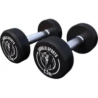 Gorilla Sports Dumbell set 5 kg - 2 x 2,5 kg