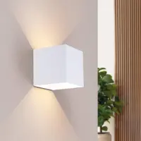 LEDVION - USB Oplaadbare Wandlamp met Sensor – 4400 mAh – Wit – Draadloos – IP44 – Binnen & Buiten – Warm Wit Licht