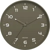 Karlsson wandklok orgullo army green- Ø40cm