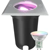 LEDVION - Smart LED Grondspot - 4,9W - RGB+CCT - 1M Kabel - IP67