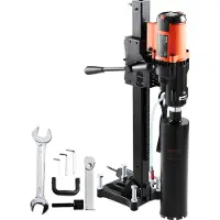 Vevor Diamantboormachine 3200W Diamantboorkernboormachine Kernboorapparaat 0-750 tpm Kernboormachine Nat en droog boren