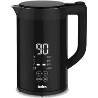 Brixy Waterkoker Met Temperatuurregeling - Warmhoudfunctie - Temperatuurregeling - 1,5L - Zwart