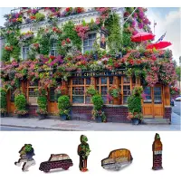 Wooden.City Wooden puzzle London pub XL 600