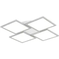 LUCANDE Plafondlamp , Ilira, dimbare, Metallic, Keuken, Aluminium, Modern