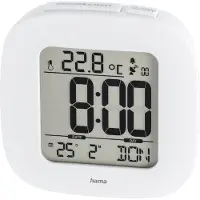 Hama 00186372 Wekker Zendergestuurd Wit Alarmtijden 1