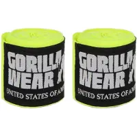 Gorilla wear Boxing Hand Wraps - Boksbandages - Geel - 250 cm