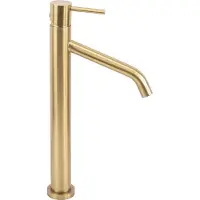 REA Level Gold Brush High - Wastafelkraan - Goud