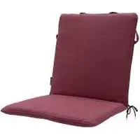 Madison Stapelstoelkussen Recycled Canvas Bordeaux (97 x 49 cm)