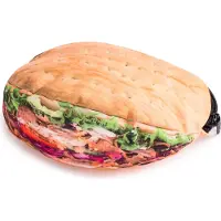 Ferocity - Pennenbakje 1 zakken Rits - Ruime tas voor schoolspullen - Polyester - Kebab