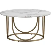 DOMUS Salontafel Gwyneth van gemakkelijk te onderhouden mdf, onderstel van metaal, hoogte 41 cm