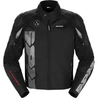 Spidi Progressive Tex Jas Zwart Maat 2XL