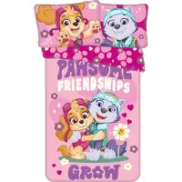 Jerry Fabrics BABY / Peuter dekbedovertrek Pawsome Friendships - 135 x 100 + 40 x 60 cm - Katoen