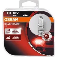 Osram Halogeenlamp Silverstar 2.0 H1 55 W
