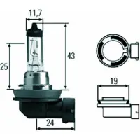 Diederichs LID10034 Gloeilamp, verstraler
