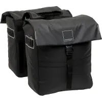 New Looxs Dubbele fietstas Leeds Double - 38 liter - 33 x 18 x 38 cm (2 stuks) - Zwart