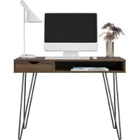 DOMUS Harmony-Bureau - 1-lade - Walnootlook