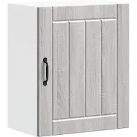 vidaXL Keukenwandkasten 2 st Lucca grijs sonoma bewerkt hout