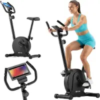 Gymtek Magnetische Hometrainer Fiets - Fitness Fiets - Home Trainer - tot 100kg - 8 Weerstandsniveaus, 3.5kg Vliegwielgewicht - LCD Display