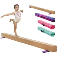 Vevor Evenwichtsbalk Gymnastiek Kinderen Opvouwbaar 2,4 m