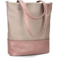 Zwei Shopper 'Jana' donkerbeige / bruin