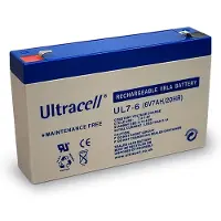 Wentronic UL7-6 VRLA AGM Loodaccu (6V, 7.0 Ah, T1 terminal)