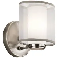 Kichler LED Wandlamp Saldana | 3W 3000K 300Lm 830 | Dimbaar | Classic Pewter