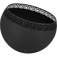 Esschert Design vuurplaats bolvormig spikkels zwart