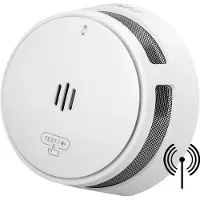 SAVS S10-W Draadloos koppelbare rookmelder - LinkSmart - 10 jaar batterij - Optioneel WiFi - Infrarood sensor - Koppelbaar brandalarm