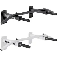 Gorilla Sports Optrekstang Wandmontage Wit