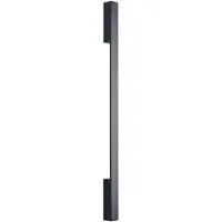 Arcchio LED-wandlamp Ivano, zwart, Hal, Aluminium, Modern, LED wandlamp