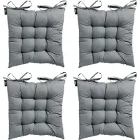 Madison Toscane kussen basic grey 46x46 - 4 stuks