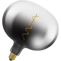 Osram LED Vintage 1906 Big Globe E27 4,5W 818 Gloeidraad rook, alu / grijs / zink, Glas, E27 LED-lamp
