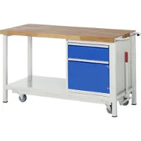 RAU Werkbank verlaagbaar 8152, B 1500 x D 700 x H 880 mm
