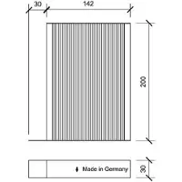 Diederichs DCI0176 Interieurfilter