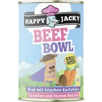 Happy Jacky Mono 6x410gD - Rundvlees met aardappel, wortel & lijnzaad