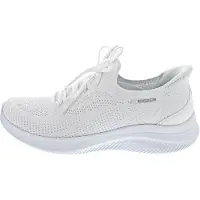 SKECHERS Ultra Flex 4.0 Textiel Dames Witte Standaard Sneakers