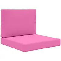 vidaXL Buitenbankkussen Polyester Roze 60 x 60 cm